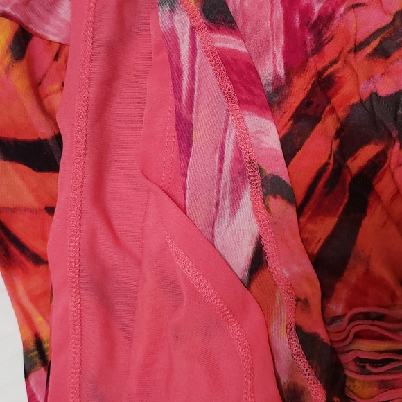 Worthington - Pink & Orange Top - Ladies Petite Large - Picture 12 of 12